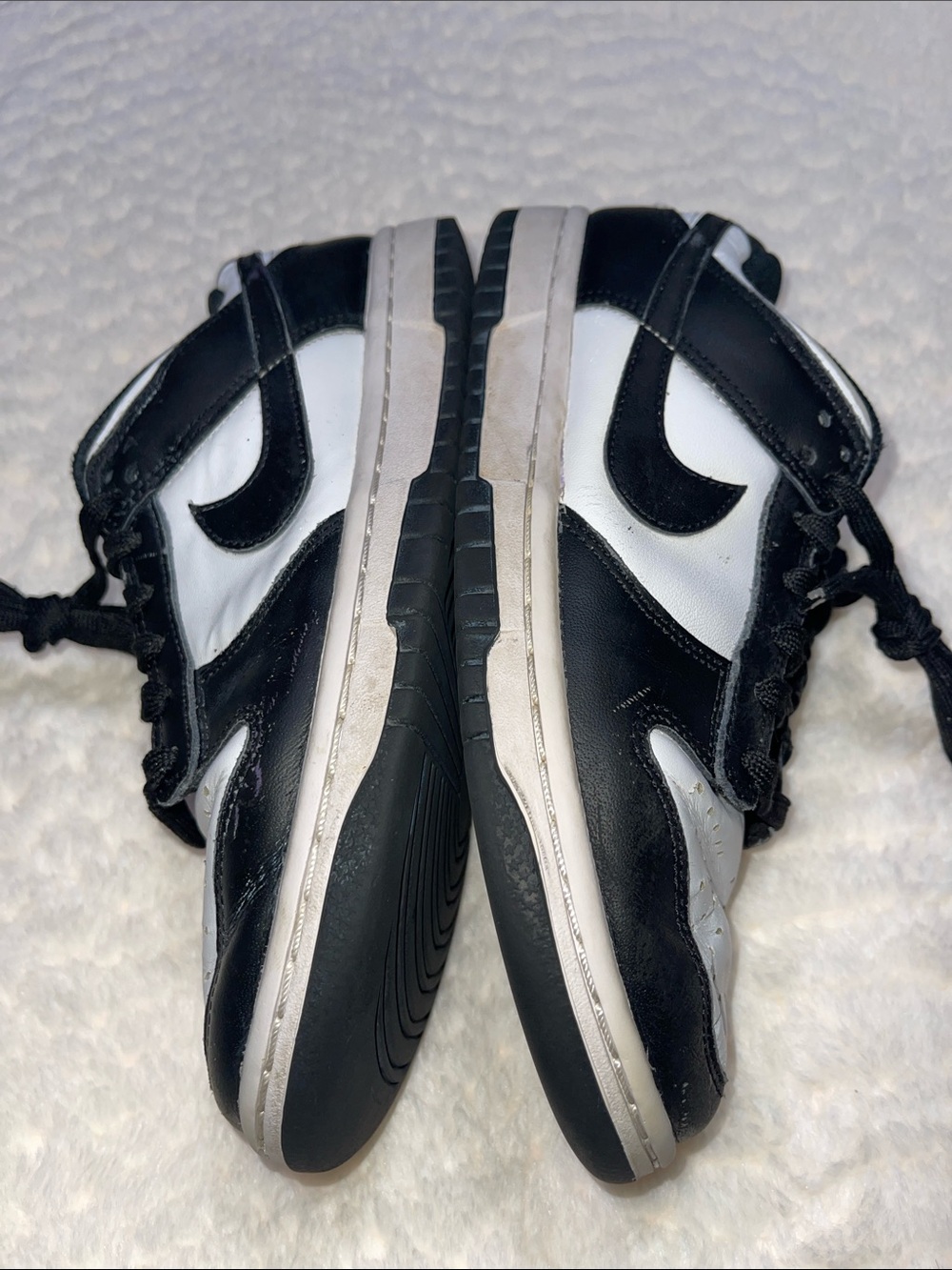 Nike Dunk Black and White Low-Top Sneakers - Picture 9 of 11